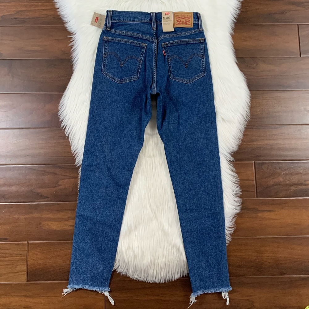 Levi’s Pacific Stone Wedgie Skinny Denim Jeans - Picture 7 of 8